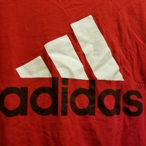 Adidas mens red shirt
